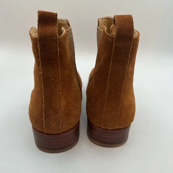 Nisolo Womens Nutmeg Suede &amp; Leather Chelsea Every Day Boots Booties Size 9