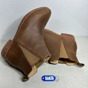 Nisolo Womens Size 7,5 Eva Everyday Chelsea Leather Boots in Almond