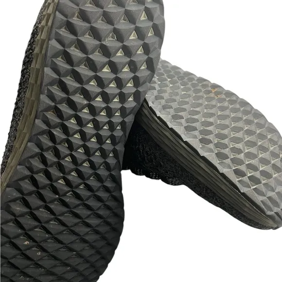 NOBULL Black Sneakers with Textured Knit Upper