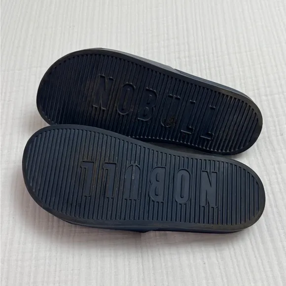 NoBull Navy Blue Slides Women’s Size 9.5 Men’s Size 8 Casual Slip On Sandals