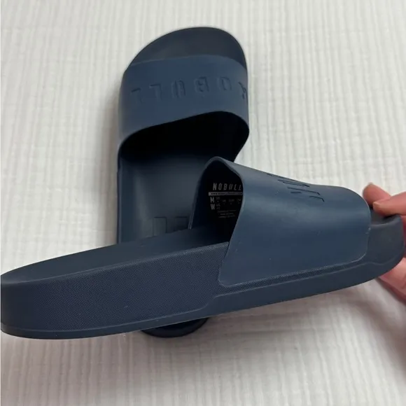 NoBull Navy Blue Slides Women’s Size 9.5 Men’s Size 8 Casual Slip On Sandals