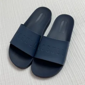 NoBull Navy Blue Slides Women’s Size 9.5 Men’s Size 8 Casual Slip On Sandals