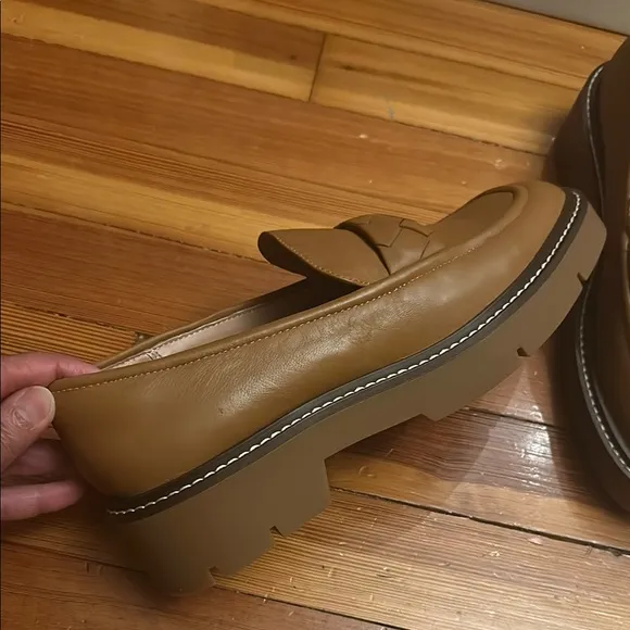 Nordstrom Brown Loafers with Woven Detail
