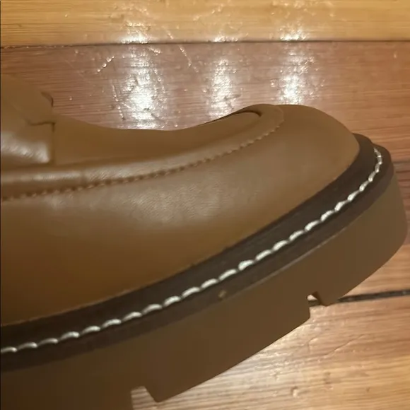 Nordstrom Brown Loafers with Woven Detail