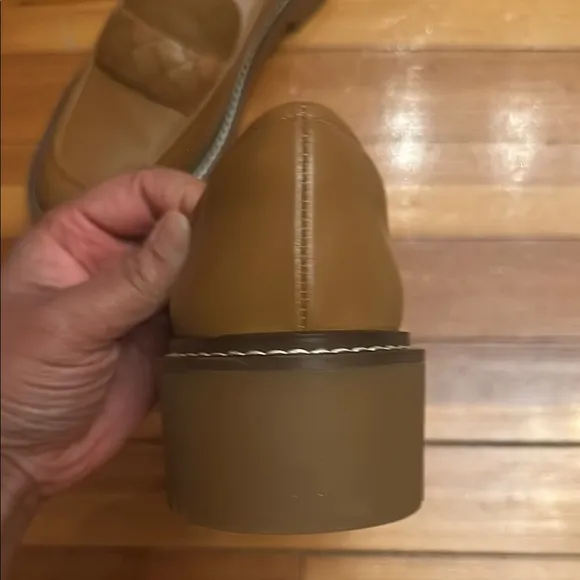 Nordstrom Brown Loafers with Woven Detail