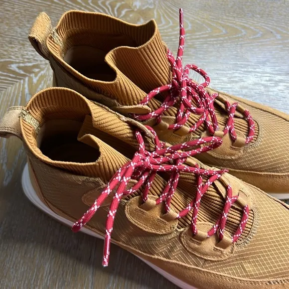 NURTURE Elias Mixed Material Platform High Top Sneakers 10
