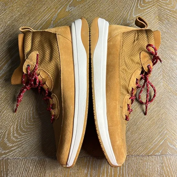 NURTURE Elias Mixed Material Platform High Top Sneakers 10