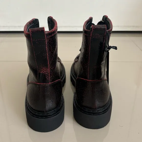 NWB‼️ JUST CAVALLI Leather combat boots Size US 5.5/ EU 36