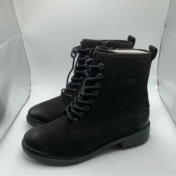NWB Selena 06 JOSEF SEIBEL women’s combat Nubuck leather boots 38 US 7.5 2057