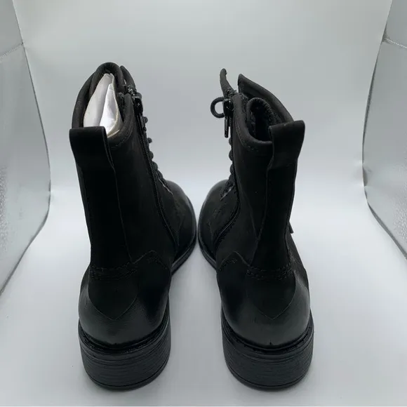 NWB Selena 06 JOSEF SEIBEL women’s combat Nubuck leather boots 38 US 7.5 2057