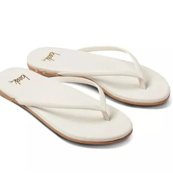NWD- Beek Seabird Women's handmade white leather sandals size 9 $169-