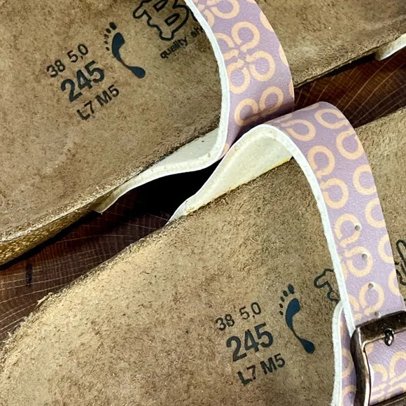 *NWOB Birki's Birkenstocks | Print Double Strap Sandals Size 7 Narrow