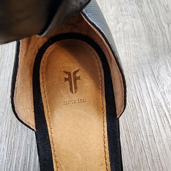 NWOB Frye Brielle Suede Leather Ankle Strap Sandals size 8