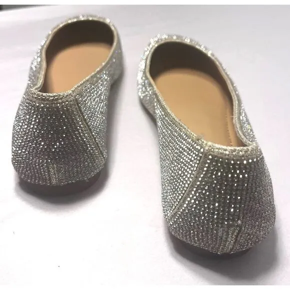 NWOB I.N.C. International Concepts Juney Rhinestone Flats Glam Flats zt. 7