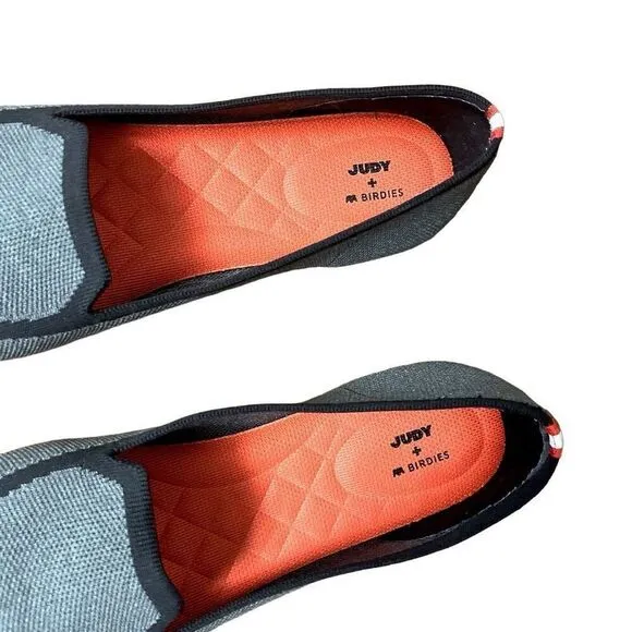 NWOB JUDY   Birdies: The Blackbird Limited-Edition Washable Flats Grey