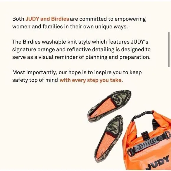 NWOB JUDY   Birdies: The Blackbird Limited-Edition Washable Flats Grey