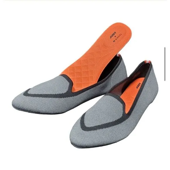 NWOB JUDY   Birdies: The Blackbird Limited-Edition Washable Flats Grey
