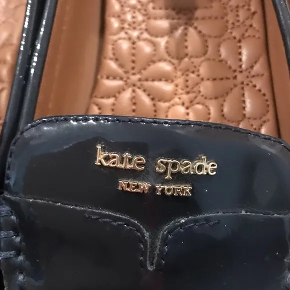 NWOB Kate Spade Deck Blue Patent Mocassins