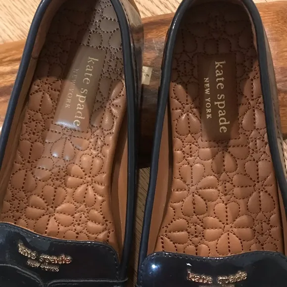 NWOB Kate Spade Deck Blue Patent Mocassins