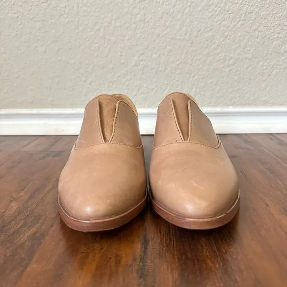 NWOB NISOLO Emma d'Orsay Oxford Flats in Almond Leather US 8