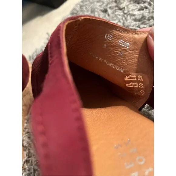 NWOB Barneys New York Suede Platform Wedge Sandal