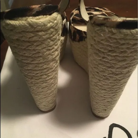 NWOT $325 Alice &amp; Olivia | Stella | Mob Wives | Leopard Espadrilles