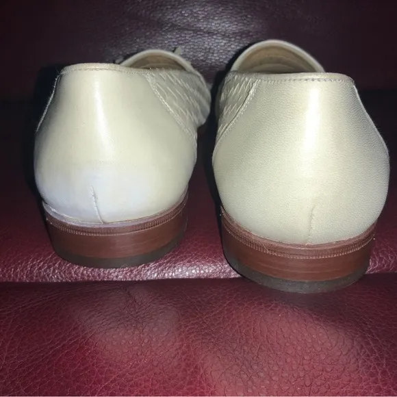 NWOT Bally Chancy WV Woven Leather Tassel Loafers Italy. SZ 7D. Never worn. Mint
