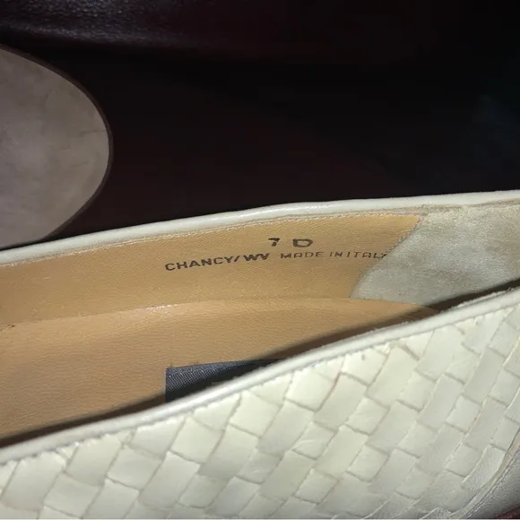 NWOT Bally Chancy WV Woven Leather Tassel Loafers Italy. SZ 7D. Never worn. Mint