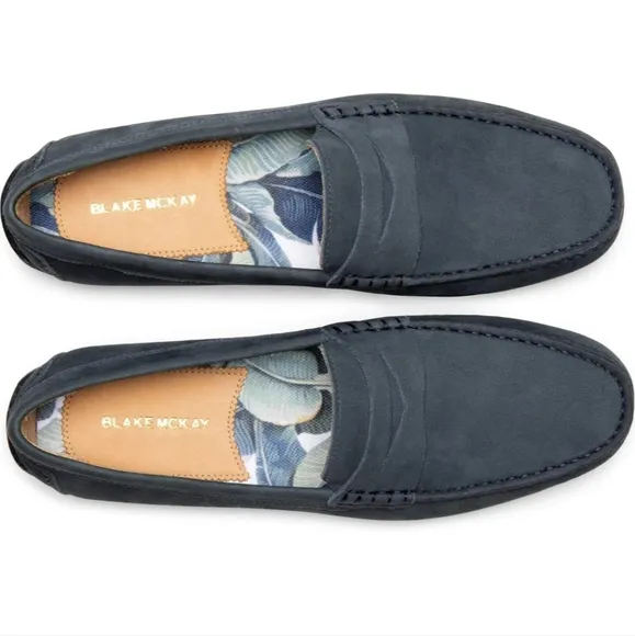 NWOT Blake Mckay Suede Jasper Driving Loafers size 13