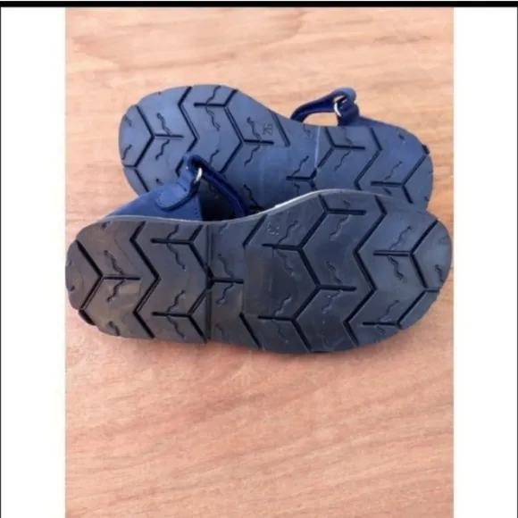 NWOT Calaxini blue ankle strap leather sandals 9.5