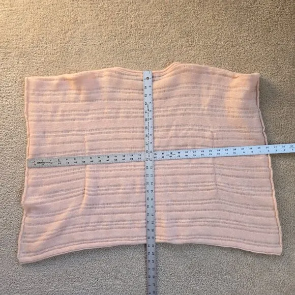 NWOT Calypso St. Barth Cashmere Poncho peach pink