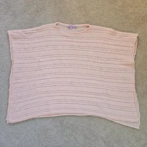 NWOT Calypso St. Barth Cashmere Poncho peach pink