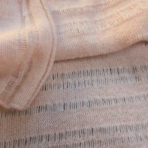 NWOT Calypso St. Barth Cashmere Poncho peach pink