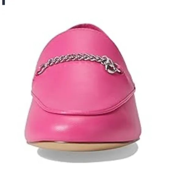 NWOT COACH Hanna Leather Loafer Bright Fuchsia Size 9B