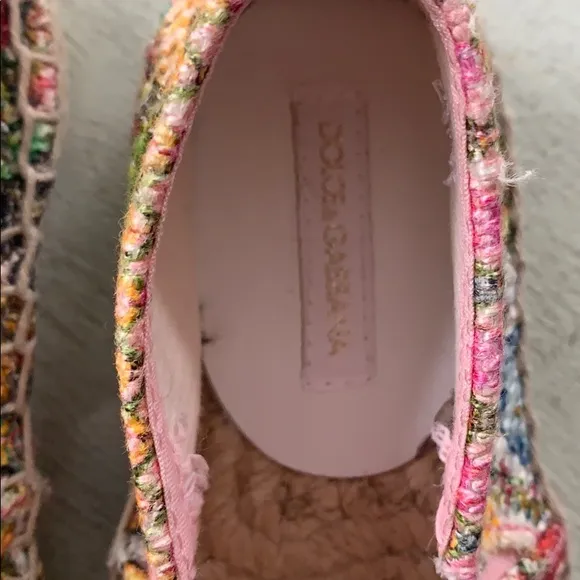 NWOT Dolce &amp; Gabbana kids espadrilles