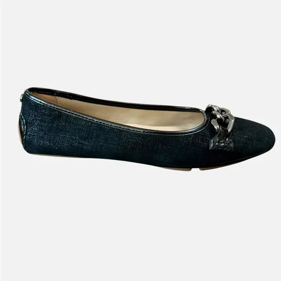NWOT Donald Pliner Raya Ballet Black Flats – Sz 9.5M
