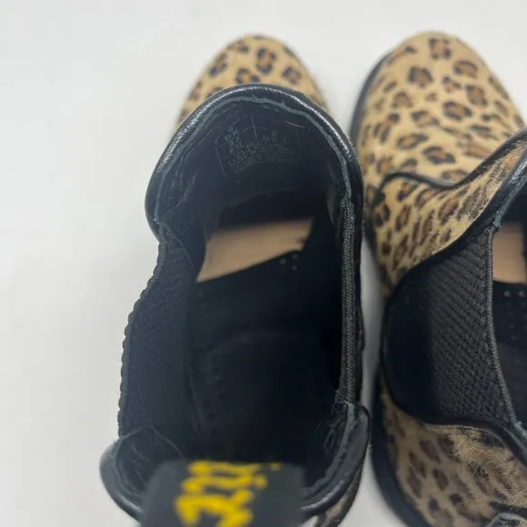 NWOT Dr. Martens Flora Hair On Leopard Chelsea Boots women 6