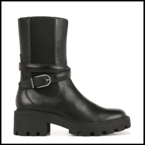 NWOT Franco Sarto Emerson Moto Boot in Black