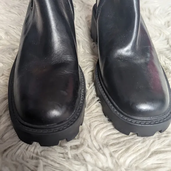 NWOT Franco Sarto Emerson Moto Boot in Black