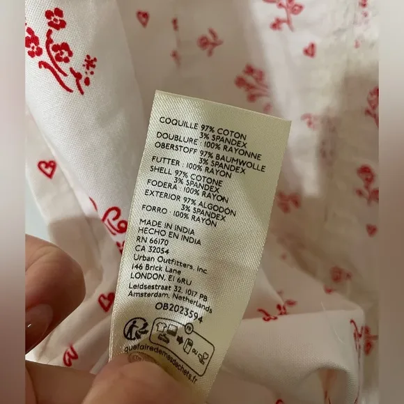 NWOT Free People Beasley Mini Dress - ivory combo