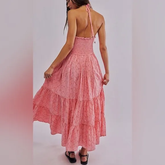 NWOT Free People, Pintuck Paradise Maxi Dress, XL