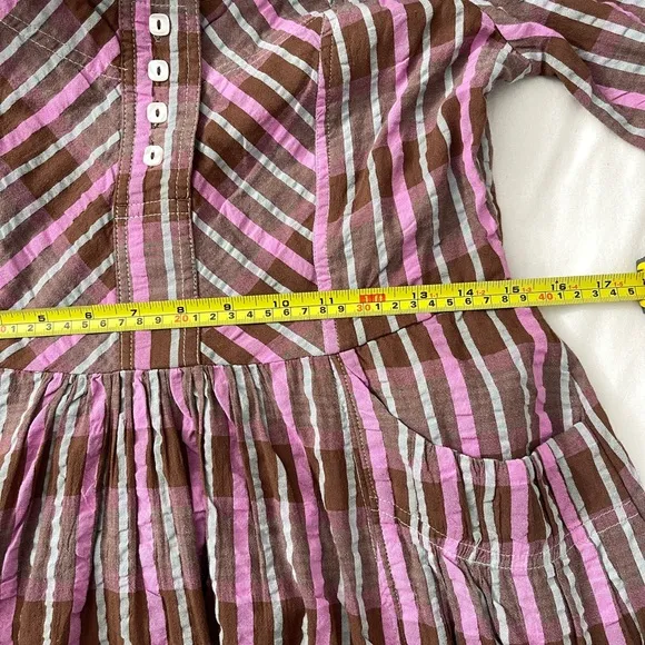 NWOT Free People Tulie Plaid Midi / Maxi Dress Size Small