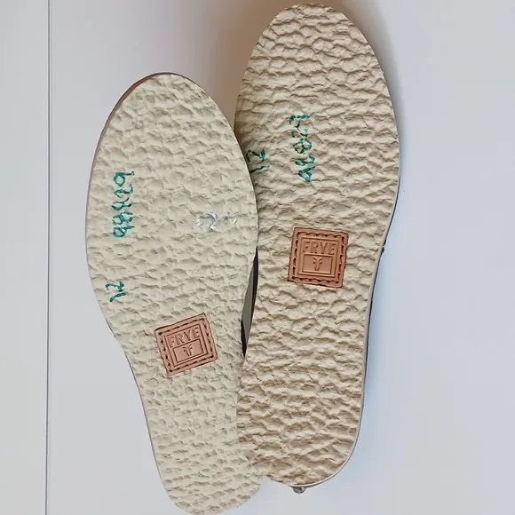 NWOT Frye Milly A Line Distressed Gray Nubuck Leather Flats Size 7