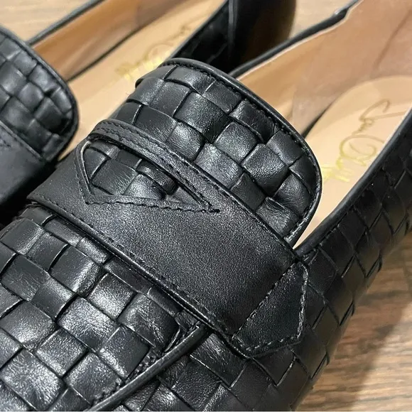 NWOT JOAN OLOFF Lala Woven Leather Huarache Loafers size 7M