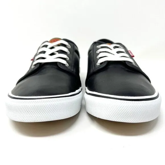 NWOT Levi's Faux-Leather Retro Low Top Sneakers. Black. Men's Size 9