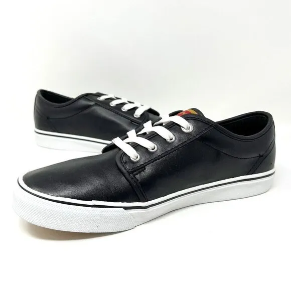 NWOT Levi's Faux-Leather Retro Low Top Sneakers. Black. Men's Size 9