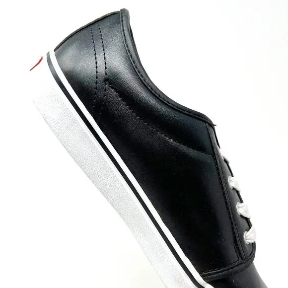 NWOT Levi's Faux-Leather Retro Low Top Sneakers. Black. Men's Size 9