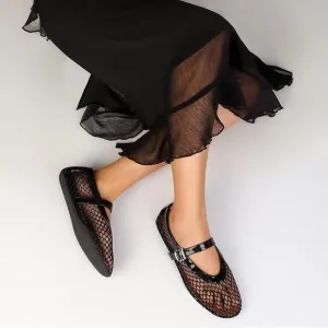NWOT mesh ballet flats, size 7.5.