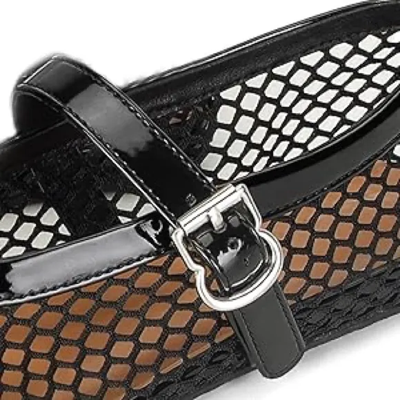 NWOT mesh ballet flats, size 7.5.