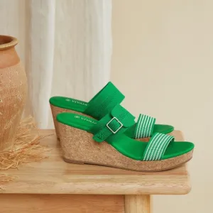 NWOT VIVAIA Adjustable Strap Wedge Sandals (Sammy) size 39